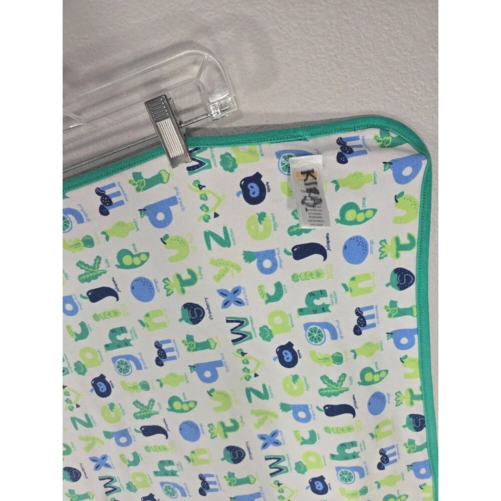 Gymboree Alphabet Blanket Pea Pod Baby Security Lovey Receiving Blanket 2016